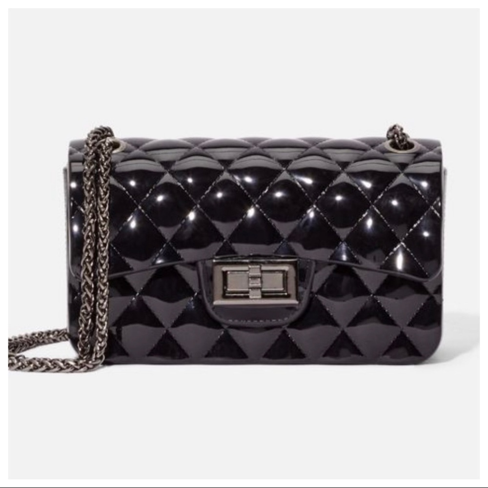 #08 Fabulous black Chic chain bag - Picture 2 of 4